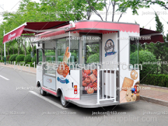 Electric food truck for baking