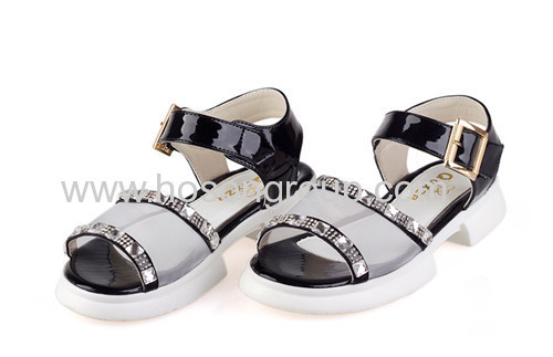 Open toe girls casual sandals shoes