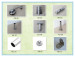 Stainless Steel Public Toilet Cubicle Hardware/ Fitting/Accessories