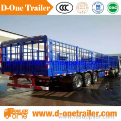 Heavy Duty Multi-function Rail Fence Type Cargo transport Semi-trailer for sale