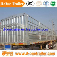 Heavy Duty Multi-function Rail Fence Type Cargo transport Semi-trailer for sale