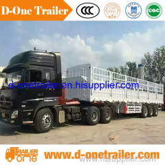 Heavy Duty Multi-function Rail Fence Type Cargo transport Semi-trailer for sale