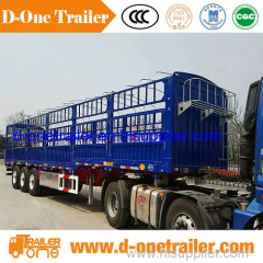 Heavy Duty Multi-function Rail Fence Type Cargo transport Semi-trailer for sale