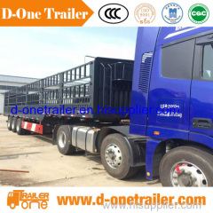 Heavy Duty Multi-function Rail Fence Type Cargo transport Semi-trailer for sale