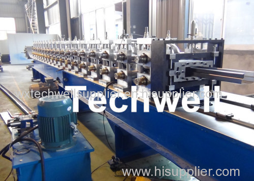 PLC Control Rack Upright Roll Forming Machine For Hydraulic Station Power 5.5kw