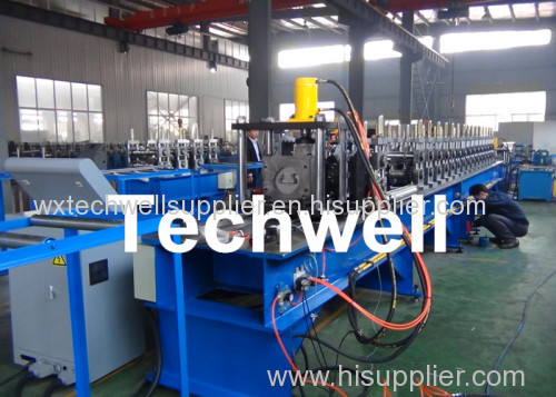 Steel Rack Roll Forming Machine With Hydraulic Decoiler