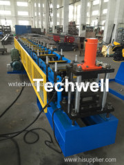 Steel Structure Rack Beam Roll Forming Machine With Hydraulic Cutting