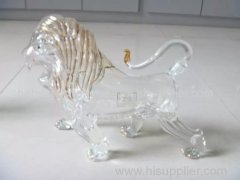 factory sales animal shaped glass wine liquor bottle high quality good price