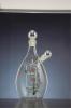 Made in hebei 1000ml large clear glass wine bottles for bordeaux