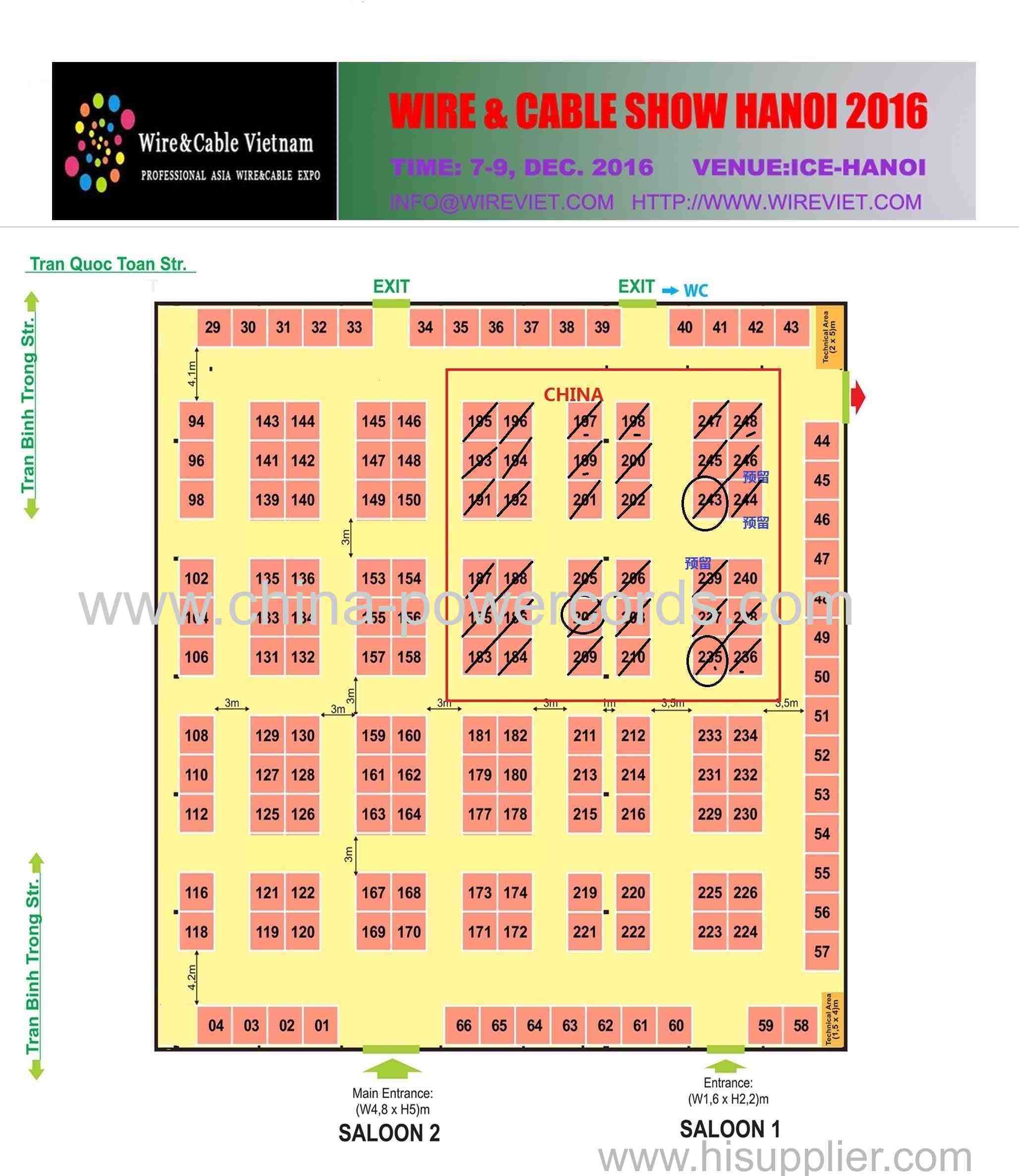 wire and cable show  Hanoi ,Vietnam 2016