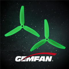 5030 3 Blade Fluorescence(Green White) ABS Propeller CCW CW