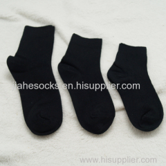 Wholesale Low Cut Black Color Unisex Student Socks