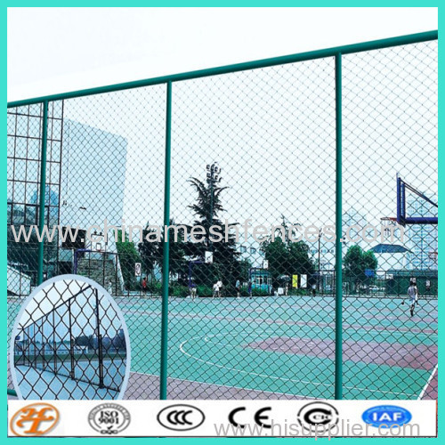 PVC coated temporary chain link fence