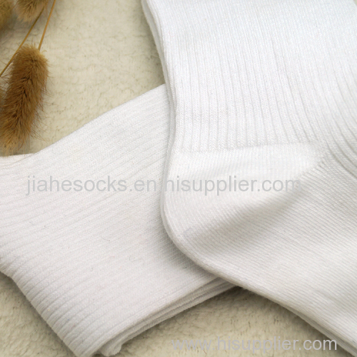 Popular Plain White Color Ankle School Uniform Socks
