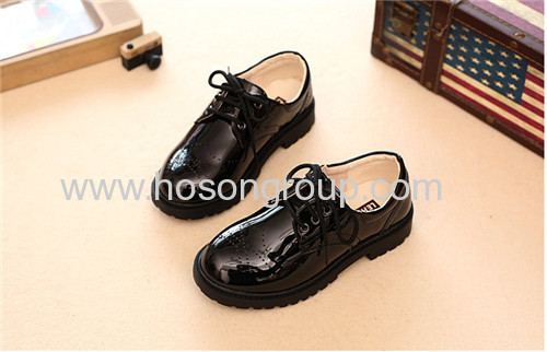 Fashion students round toe lace up shoes