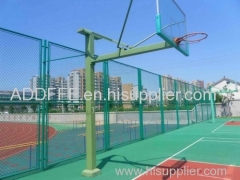 galvanized chain link fence pvc coated used chain link fence for sports fields barrier