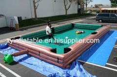 Hot Sale Inflatable Pool Table Soccer