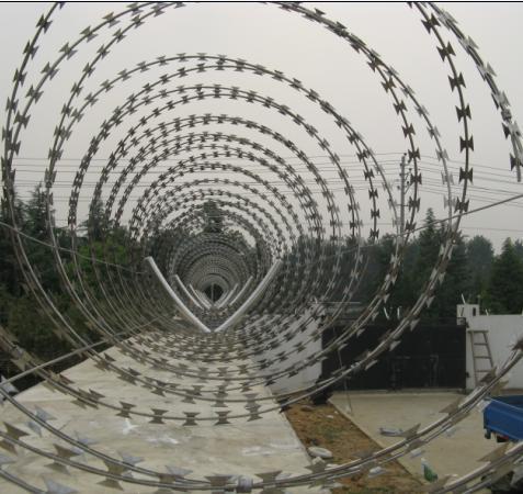 china hot sell concertina razor barbed wire cross razor