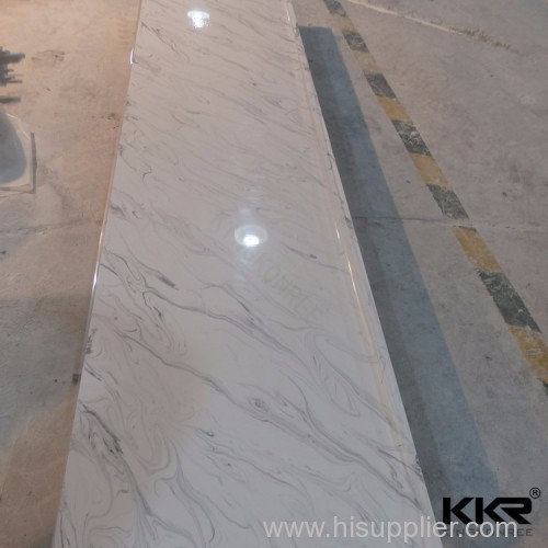 Kingkonree new color textured marble acrylic solid surface