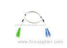 SC / APC - SC / UPC Fiber Optic Patch Cord DX SM Waterproof Fiber Optic Pigtail Cables