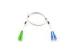 SC / APC - SC / UPC Fiber Optic Patch Cord DX SM Waterproof Fiber Optic Pigtail Cables