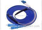 SC / UPC - LC / UPC Fiber Optic Patch Cord 3M SM Fiber Optic Duplex Cable For FTTH