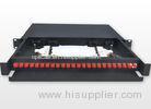 19 Inch FC 1U Fiber Optic Rack Mount Patch Panels 450 * 277 * 45mm For Network