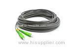 SC / APC Optical Fiber Pigtail Single Mode Simplex 2 Core 50M With LSZH Jacket