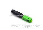 Circle Cable Fiber Optic Fast Connector 53mm SM / MM Optical Cable Connector