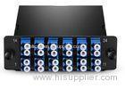 24 Fiber MTP / MPO Patch Cord Single Mode 12 Port Fiber Patch Panel LC UPC Duplex