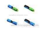 Green Fiber Optic Fast Connector 52mm Fiber Optic SC Connector For 2 X 3mm Drop Cables