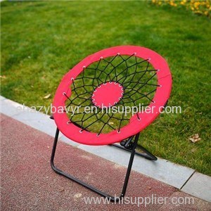 Bungee Folding Moon Chair Red