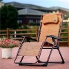 Zero Gravity Folding Reclining Lounge Patio Chair Testilene Fabric Oversized 5cm
