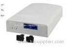 Gray Plastic Fiber Optic Distribution Box 2 * SC FTTH Flame Retardant For Indoor