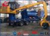 Mobile Non Ferrous Metals Scrap Baler Logger With Tailer Remote Control