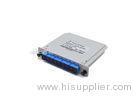 ABS Material Fiber Optic PLC Splitter 1X8 SCUPC Cassette Type Grey For WDM - PON