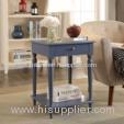 Urban Style Living Marie Accent Table with Turned Legs/Drawer 18IN Wide