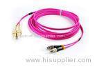 3.0mm Diameter Fiber Optic Patch Cord Gigabit Multimode Duplex SC - SC Patch Cord