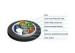 Duct / Aerial Armored Optical Fiber Cable Black Sheath Stranded Loose Tube