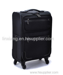 Men and women black spinner hard travel trolley luggage bags cases