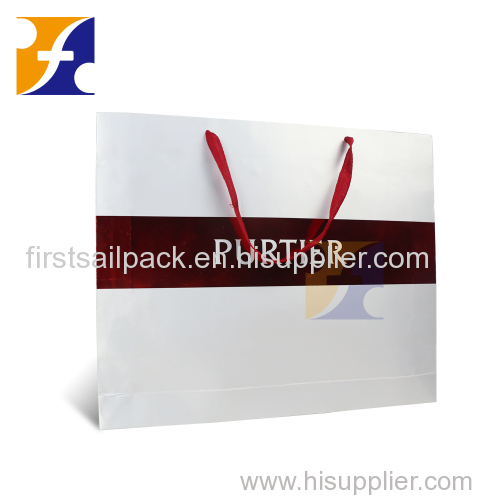 Custom luxury gift packaging paper bag for health products