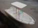 FRP Hull Fiberglass Fishing Boats Fixed Canopy Small Fiberglass Boats For Tourist Business