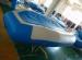 Blue Inflatable River Raft PVC Reinforced Bottom 4 Person Inflatable Raft