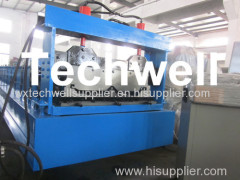 PLC Control Cold Roll Forming Machine for 0.3-0.8mm Thickness Clip Lock/ Tapered Bemo Sheets