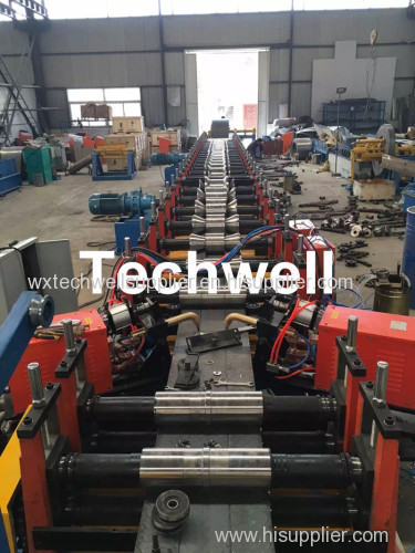 Car Carriage Plate Roll Forming Machine with Spot Welding for Q235 Steel Sheet