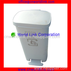 Loading 50L Plastic Garbage Foot Step Hotel Waste Bin