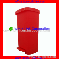 Loading 50L Plastic Garbage Foot Step Hotel Waste Bin