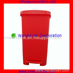 Loading 50L Plastic Garbage Foot Step Hotel Waste Bin