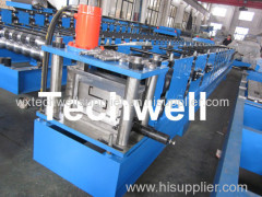 Hydraulic Plate Rolling 4KW Main Power Z Purlin Roll Forming Machine