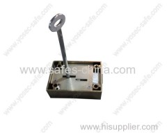 8 security lever Mechanical safe lock with iran type double bit key for home and office safe